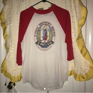 70’s st. pauli girl beer baseball tee shirt